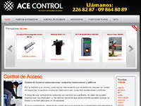 Página Web Ace Control Quito - Ecuador