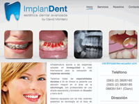 Página web Impandent, Implantes Ecuador | Quito